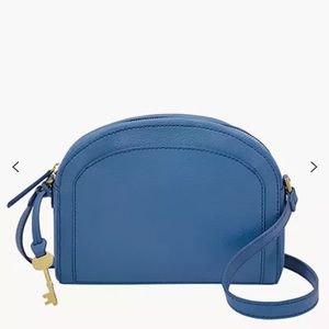 Fossil Chelsea Crossbody in Crystal Blue NWT